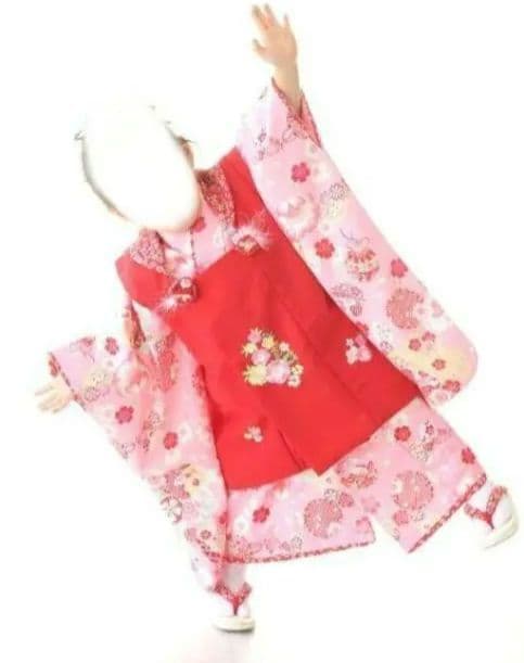 七五三　３歳　3才　花夢二　着物　セット　３才　一式