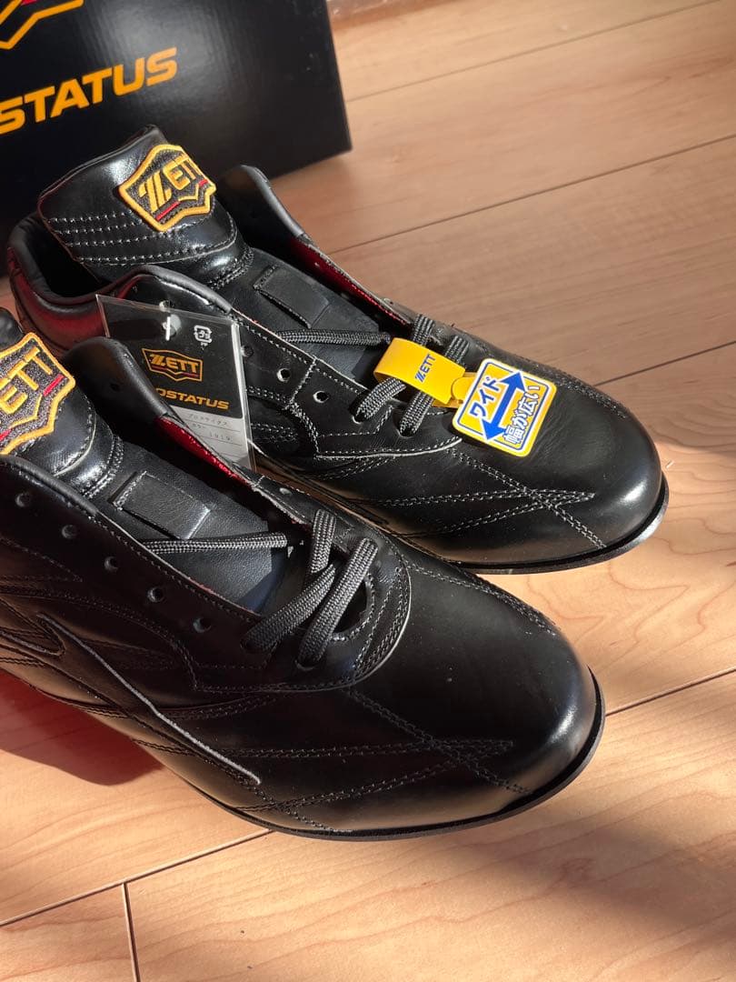 新品ZETT プロステイタス 野球/革底 27.5/品番： BSR3926