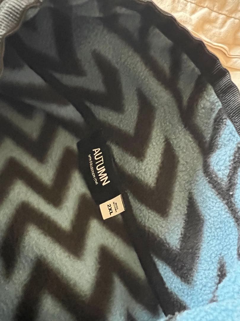 ざくろ様秋冬物　スノーボードブランド　AUTUMN フリース上下セットXXL