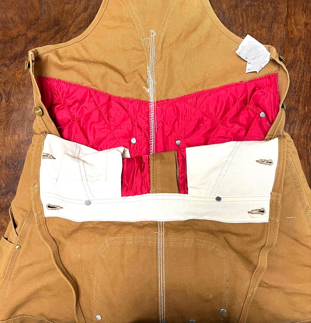 USA製 Carhartt カーハート ダック ダブルニー ビブオーバーオール