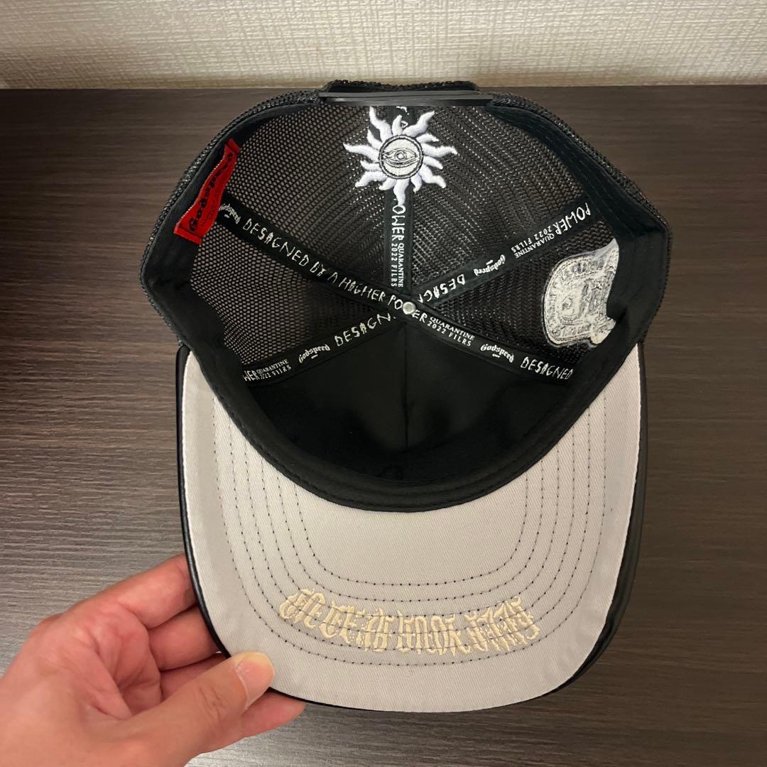 【希少品】 GOD SPEED LEATHER SNAPBACK CAP