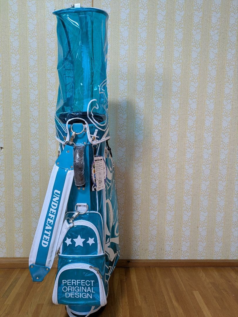 UNDEFEATED キャディバッグ ターコイズ