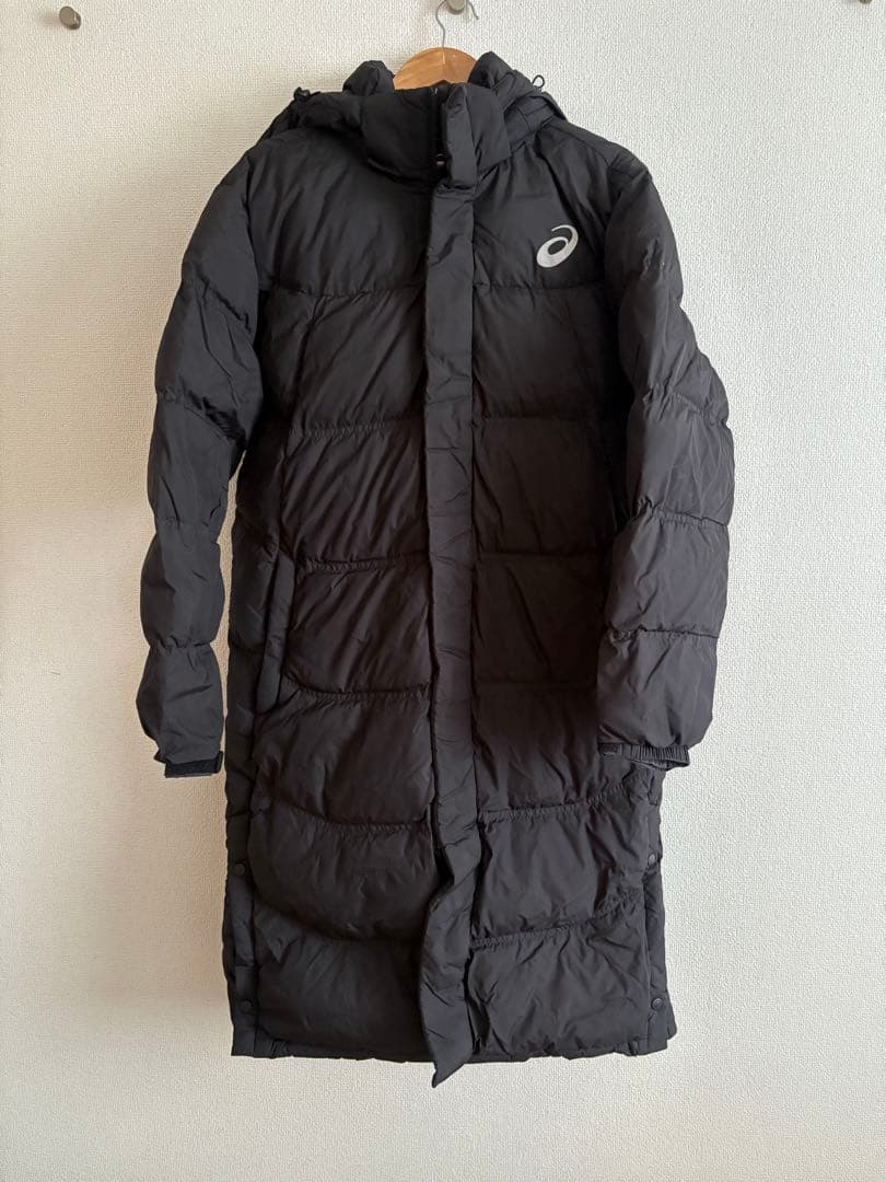 asics ベンチコート L 黒