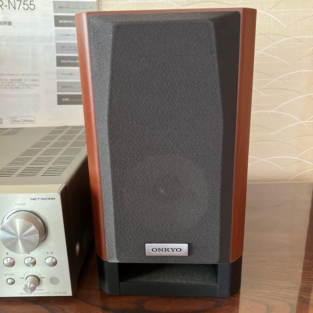 ONKYO CR-N755 ミニコンポ　液晶表示接触悪い