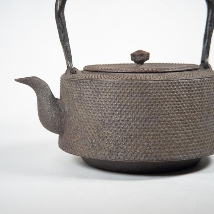 南部鉄器 鉄瓶 南部秀山 南部鉄瓶 佐藤秀次郎 作 共箱付属