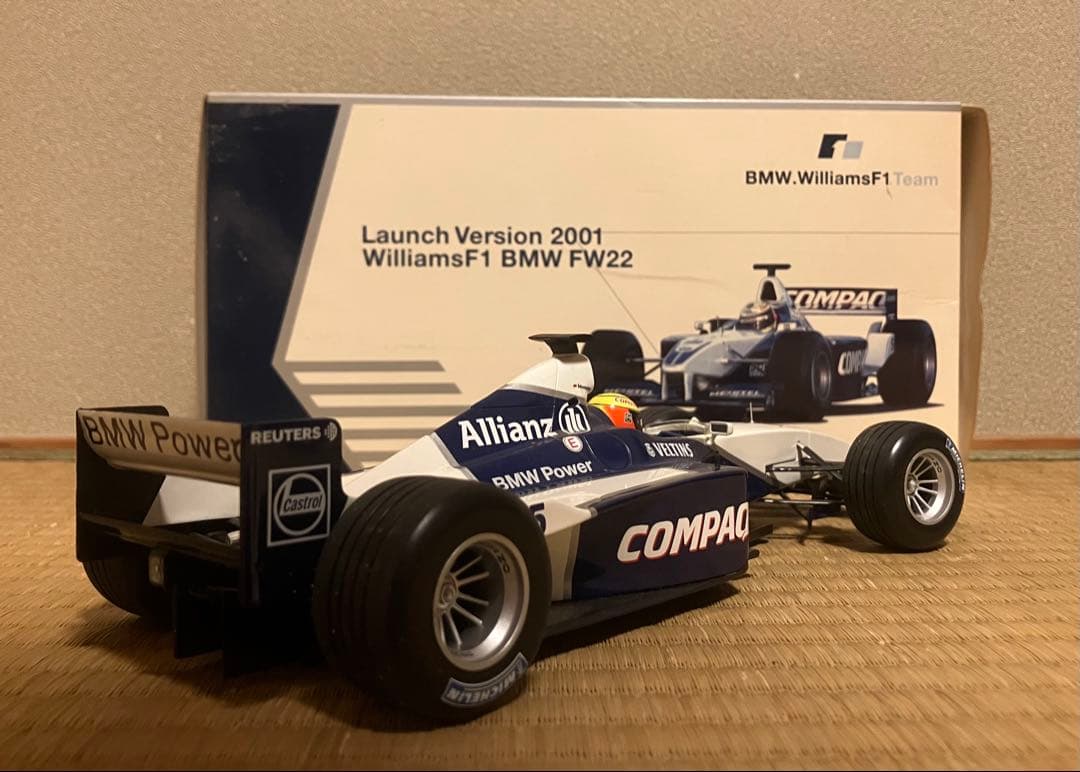 1/18 ミニチャンプス製 WilliamsF1  FW22 2001