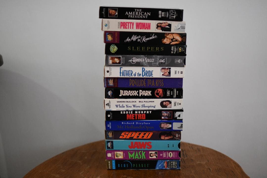 ビンテージVHS ビデオテープ 1990’s インテリア