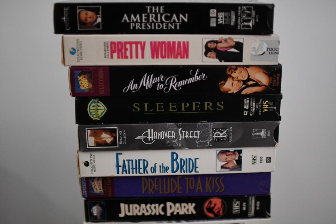 ビンテージVHS ビデオテープ 1990’s インテリア