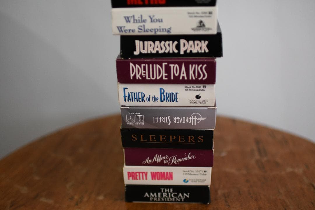 ビンテージVHS ビデオテープ 1990’s インテリア