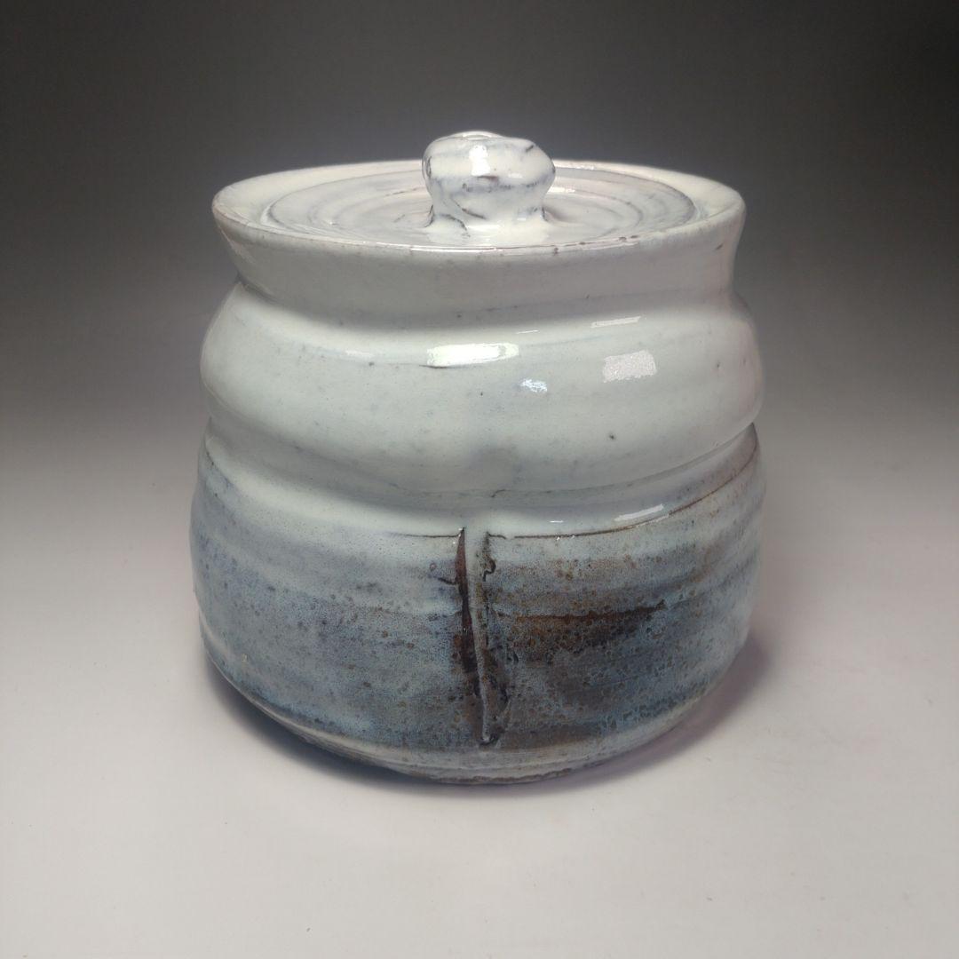 イ83 水指『小高正峰　造』『萩焼水指　共箱』茶道具