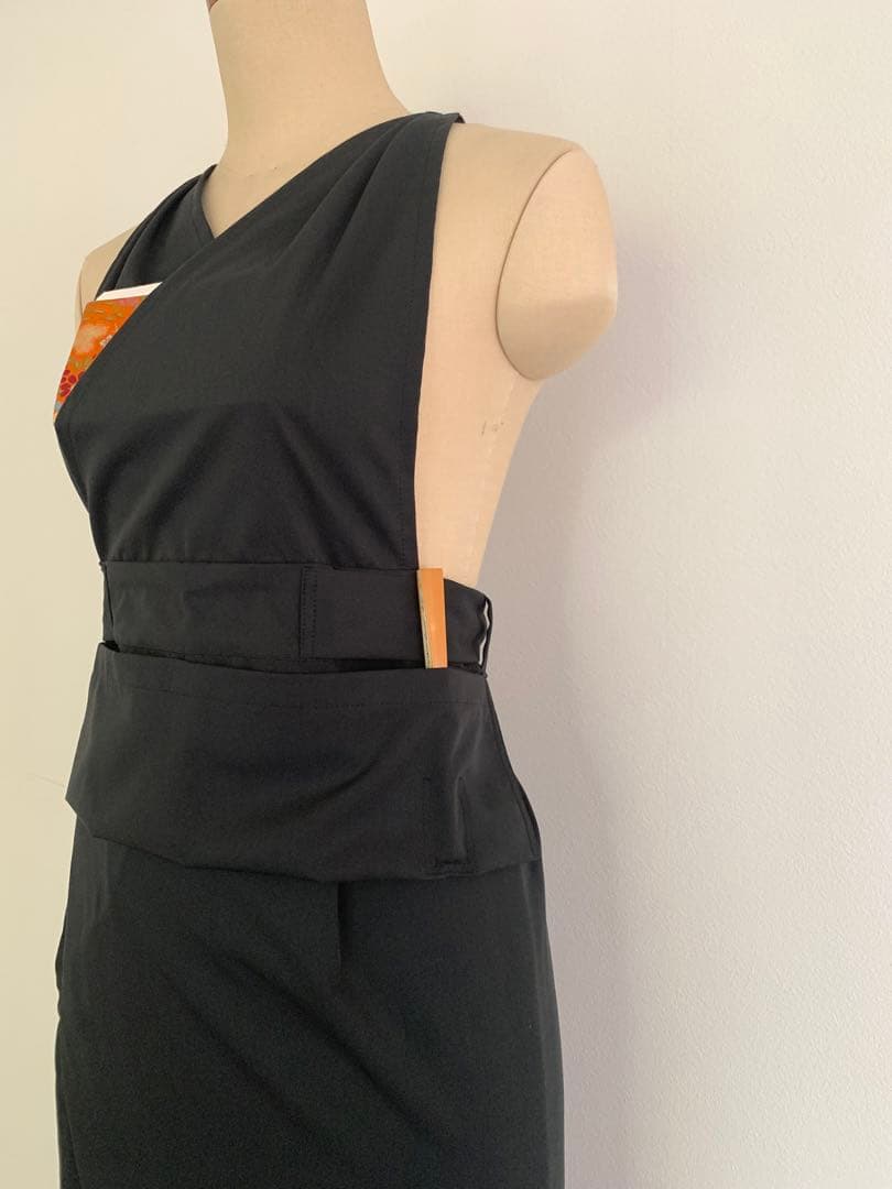 茶道稽古着　二部式　ツイル　グレーカーキ