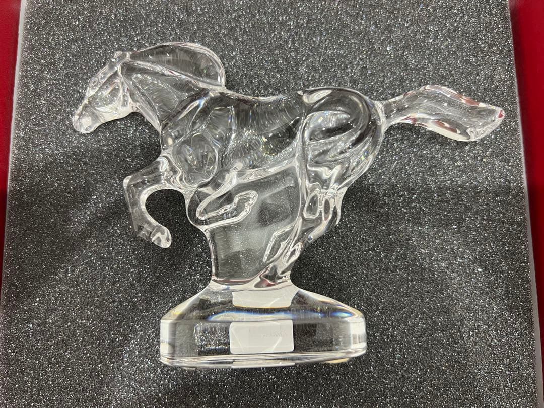 Baccarat クリスタルガラス 馬の彫刻 専用ボックス付き