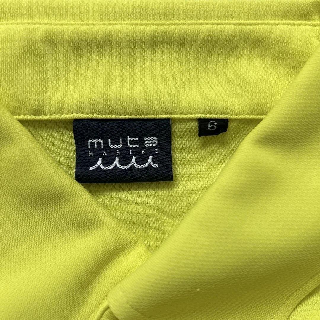 MUTA MARINE ポロシャツ イエロー ネイビー
