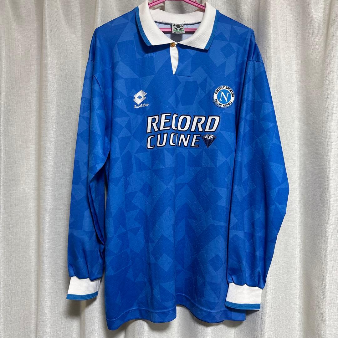 【ナポリ 長袖レプリカサッカーシャツ　希少品】