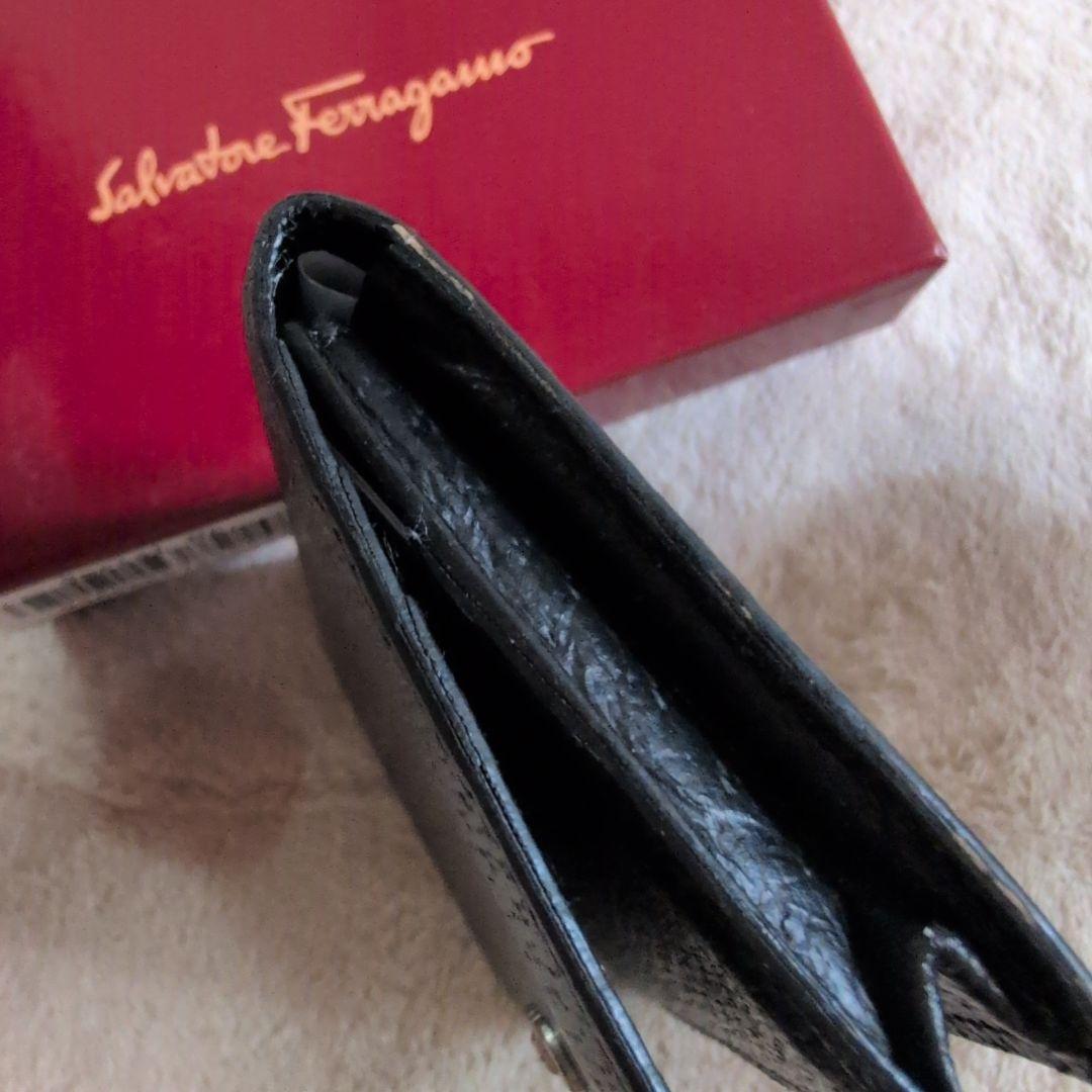 Salvatore Ferragamo ブラック名刺入れ