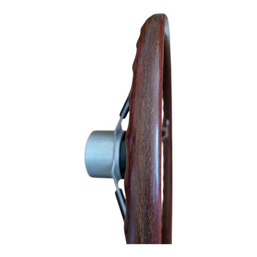 旧車 ウッドステアリング ハンドル ニッサンサニー