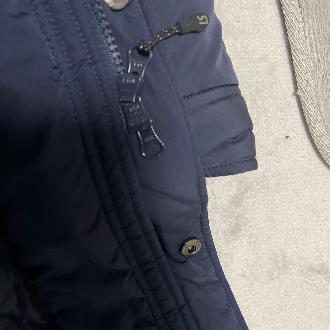 LUZ e SOMBLA ハーフベンチコート ネイビー　サイズXL