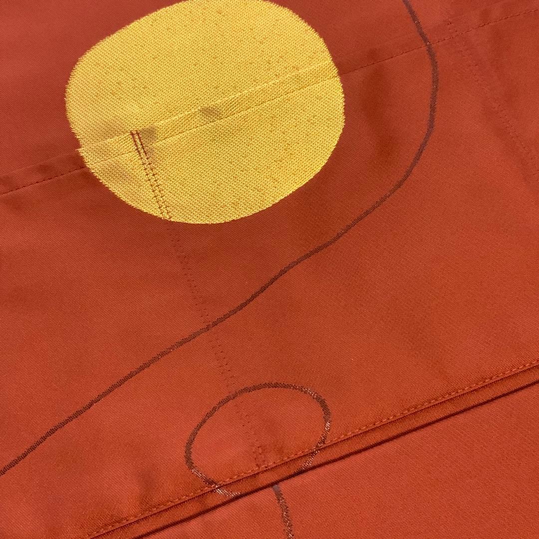 男前な歌舞伎柄の帯　リメイク　バンブーハンドルバッグ　通しマチタイプ