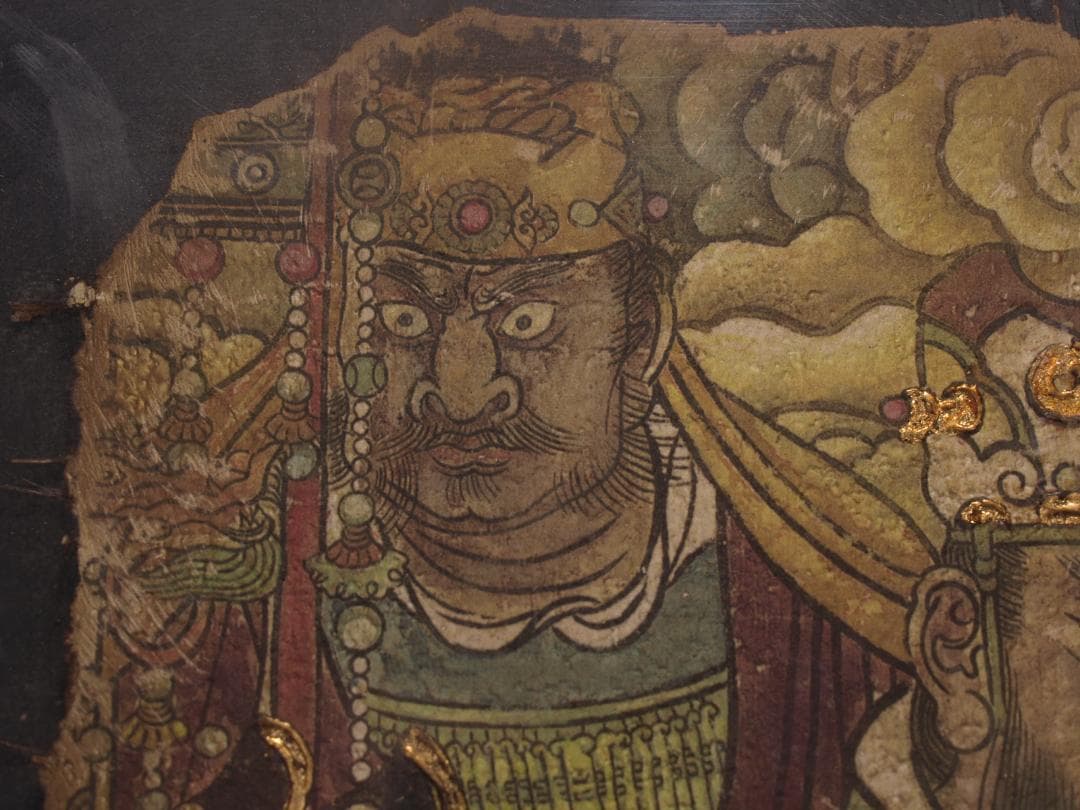 中国の壁画　戦時のもの　人物図　貴重 美术品 AK1940A7-2