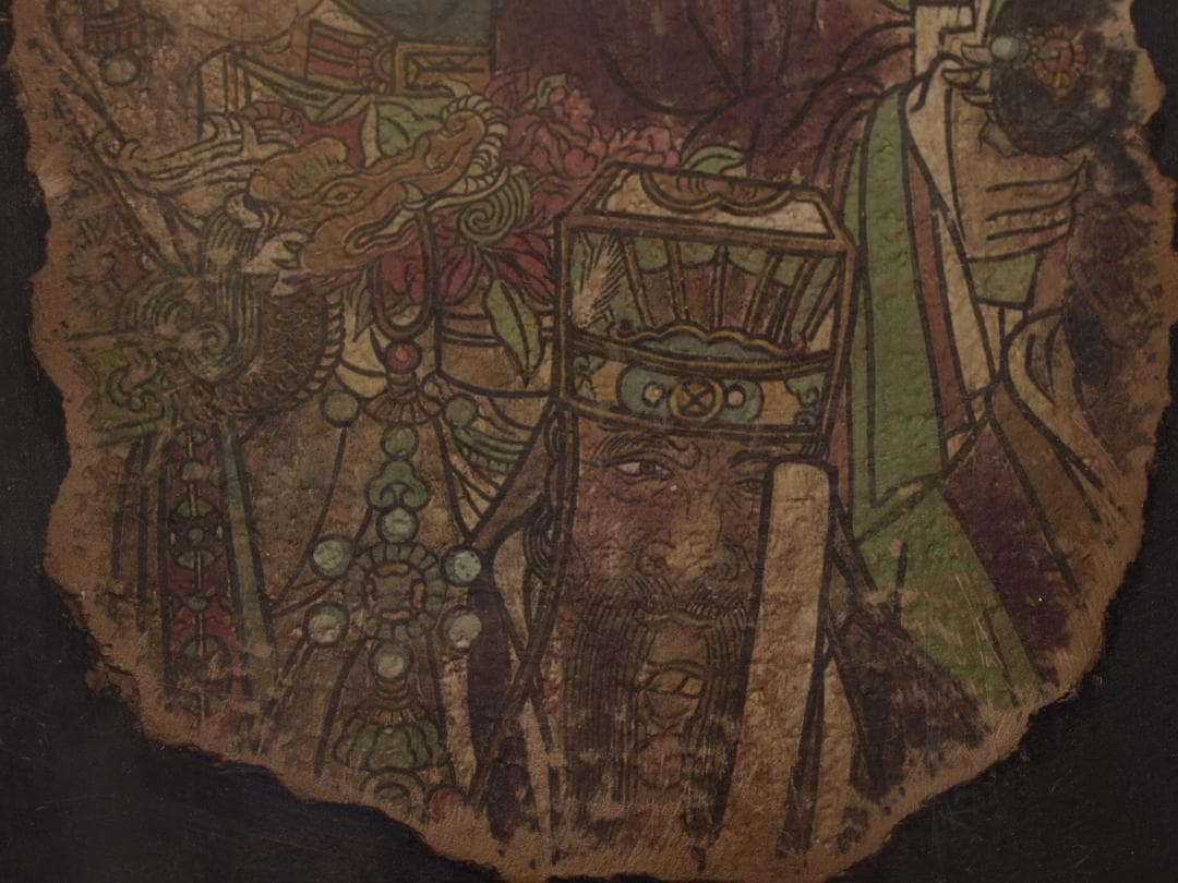 中国の壁画　戦時のもの　人物図　貴重 美术品 AK1940A7-2