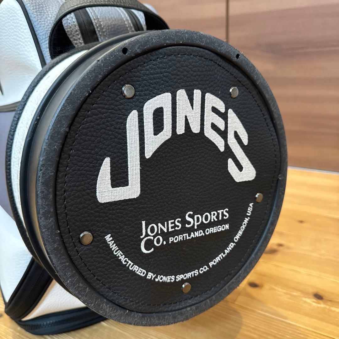 JONES キャディバッグ グレー/ホワイト