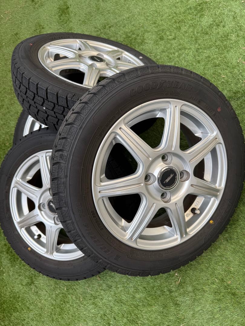 GOODYEAR スタッドレスタイヤ 155/65R14 ホイールセット