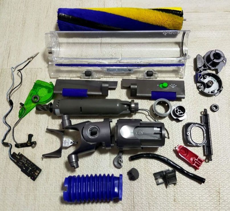 ダイソン 純正 v12 Laser Slim 分解清掃 クリーナーヘッド