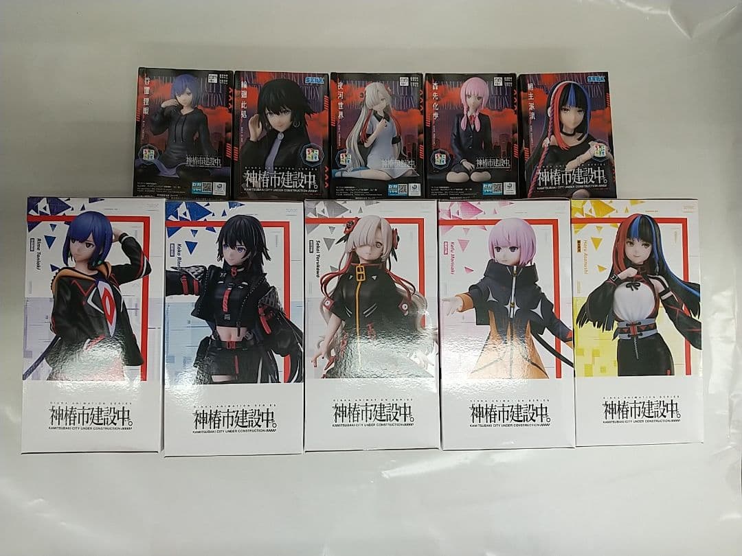 神椿市建設中 フィギュア 10体セット 美少女フィギュア まとめ売り
