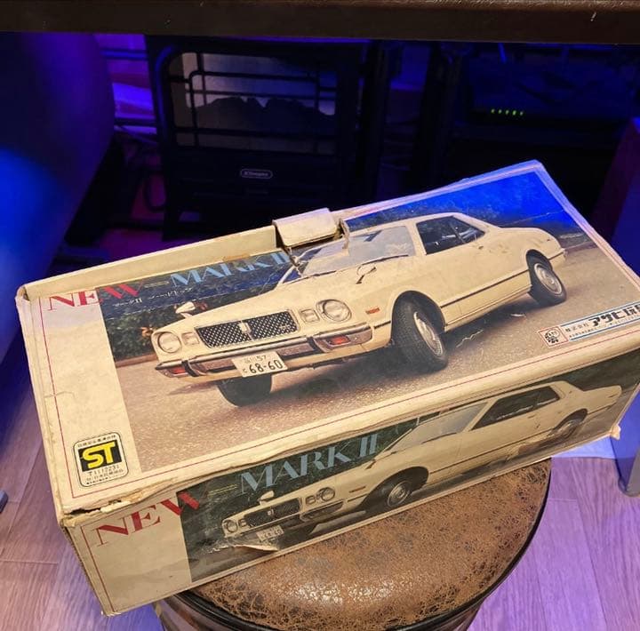 アサヒ玩具　NEW MARK2ハードトップ　ブリキ