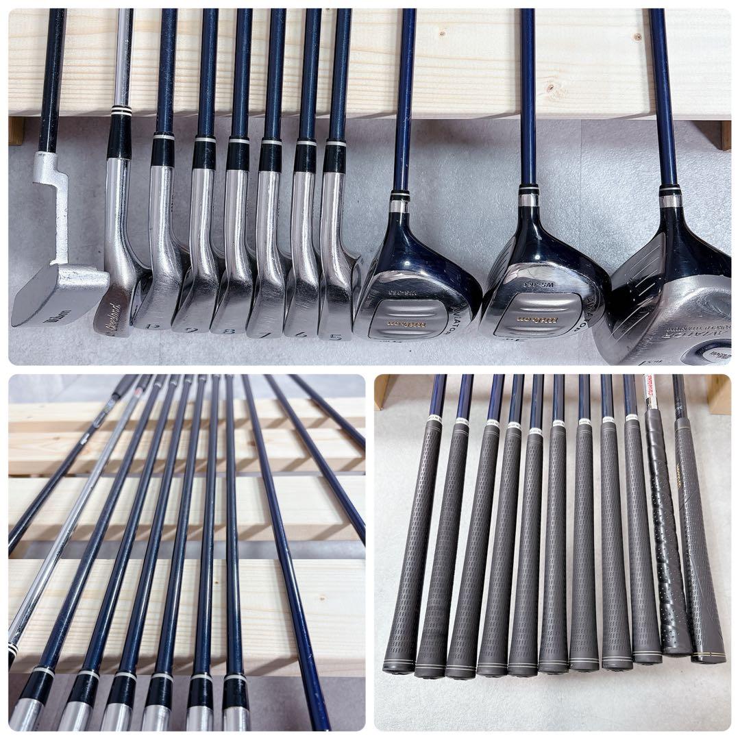 T131 Wilson ゴルフクラブ メンズ フルセット 12点 フレックスS