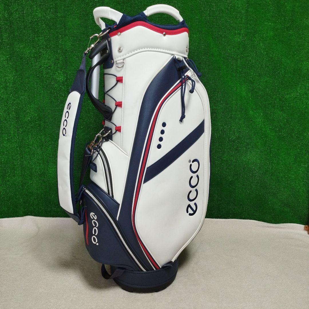 ecco キャディバッグ ホワイト/ネイビー/レッド ※希少レア物※