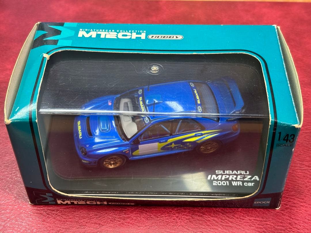 エポック社 MTECH 1/43 SUBARU IMPREZA 2001 WR