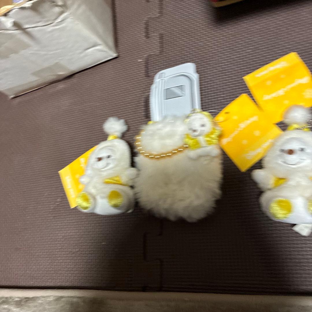 ‼️希少新品‼️ディズニー　プーさん　キーホルダー2個と携帯ケース　平成レトロ　レア