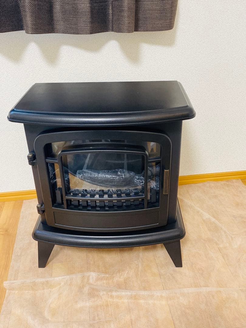 【美品】本日のみ ニトリ 暖炉型ファンヒーター　BLT-999B-8-BK