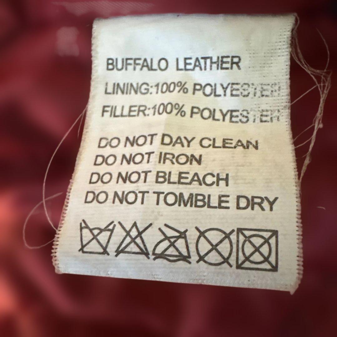 カ*シ様 ジャンク品　36inch ウエストライド　レザーベスト