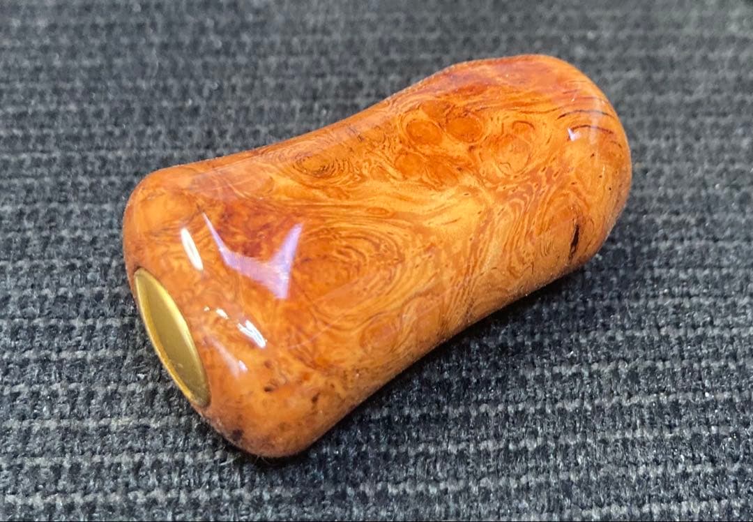 わたらせ樹脂工房製花梨瘤良杢　シマノ用　左