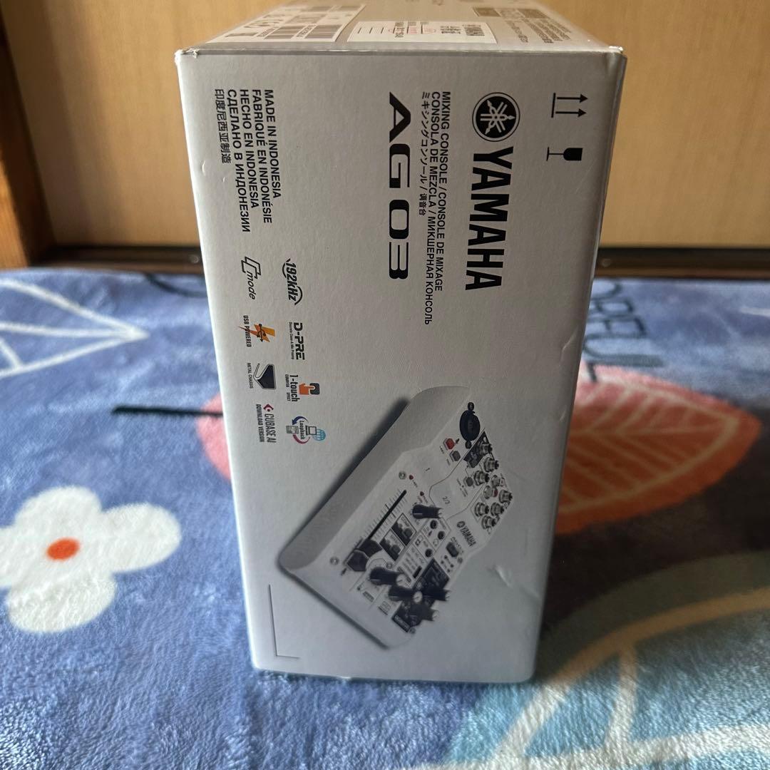 【ほぼ未使用】ヤマハ YAMAHA 　ウェブキャスティングミキサー　AG03