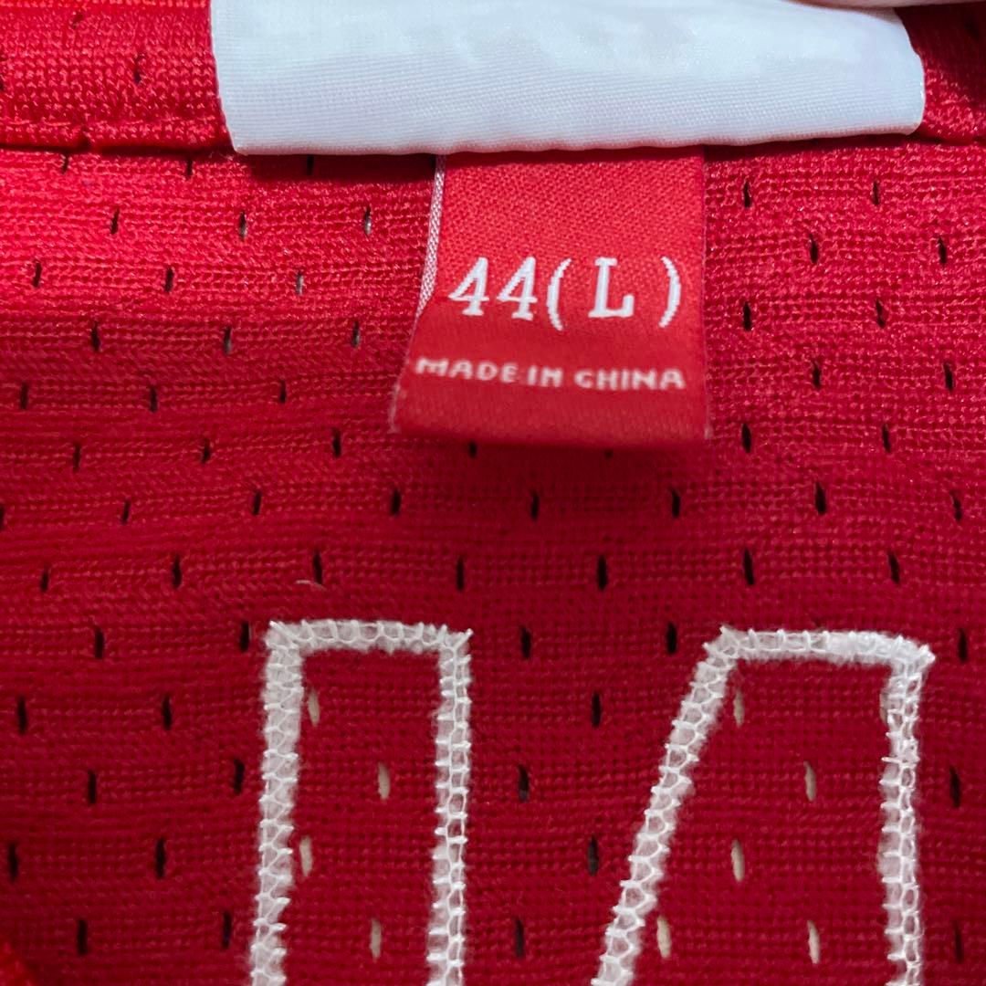 極美品 Mitchell & Ness REDS 5 BENCH Jersey