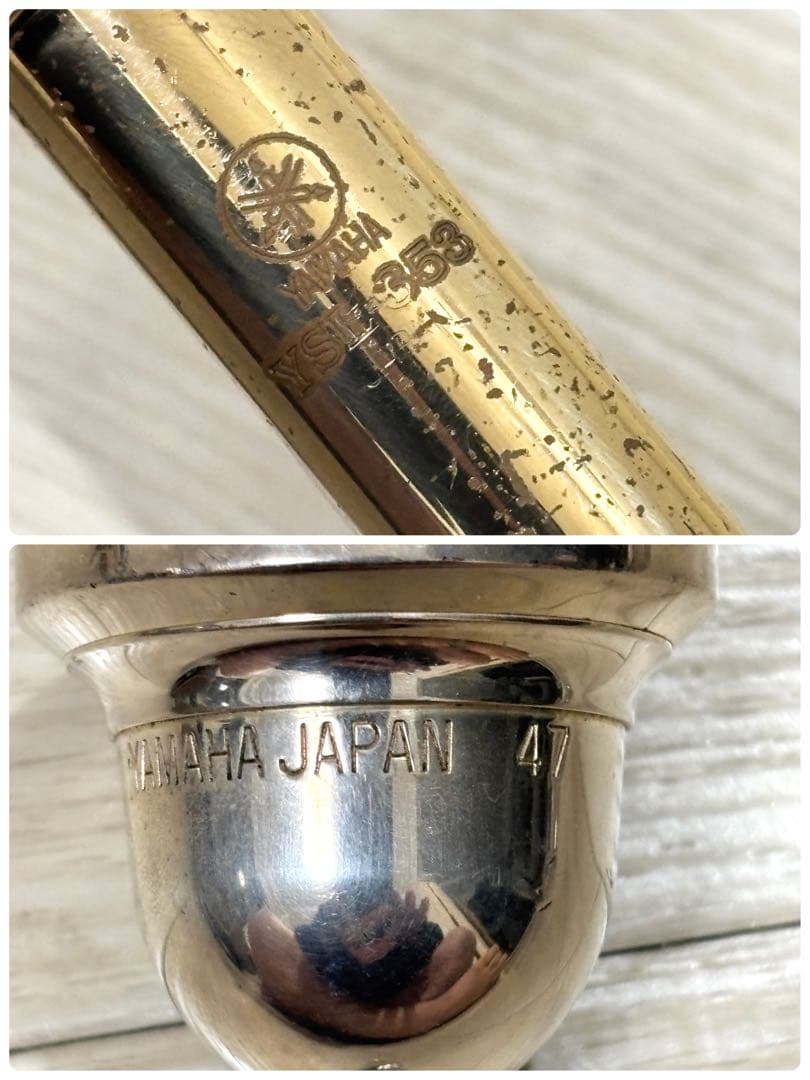 音出し確認済　YAMAHA ヤマハ テナートロンボーン YSL 353 赤ベル