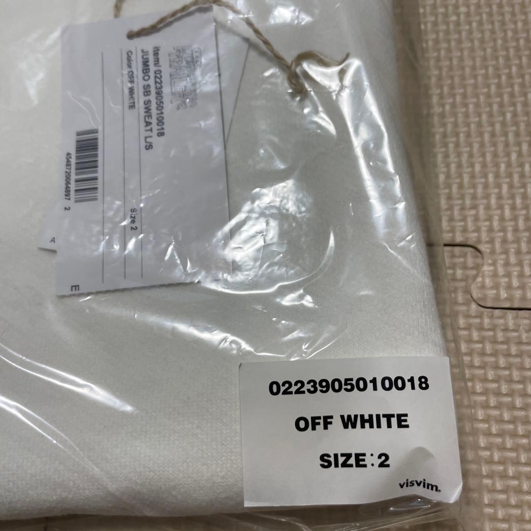 トップス ICT JUMBO SB SWEAT L/S OFF WHITE