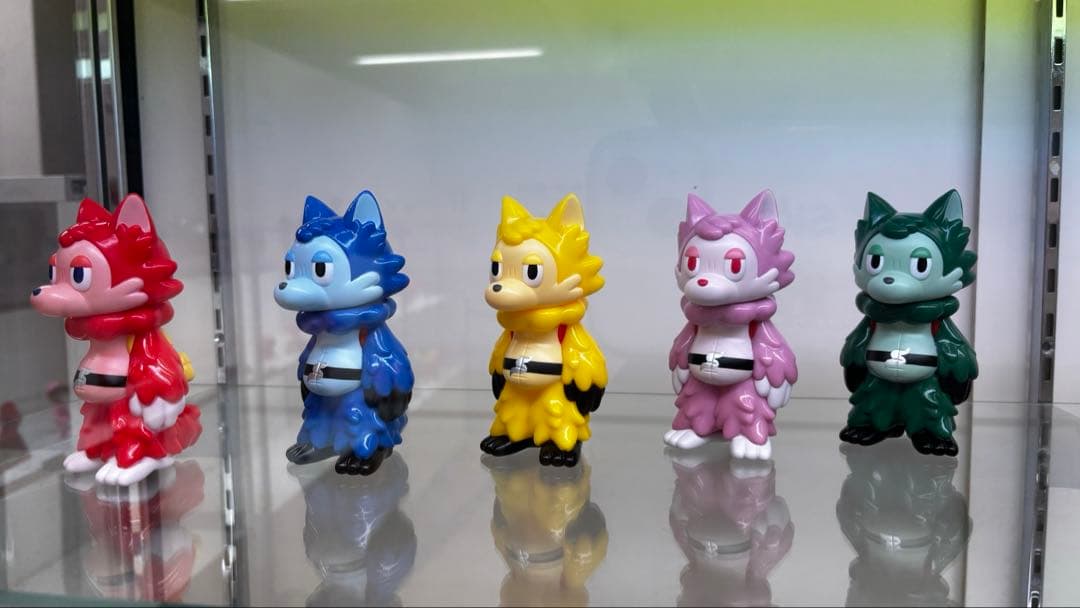 ゴレンジャー×おおかみくん 5種セット サイン付き白箱同梱 あらいきりこ