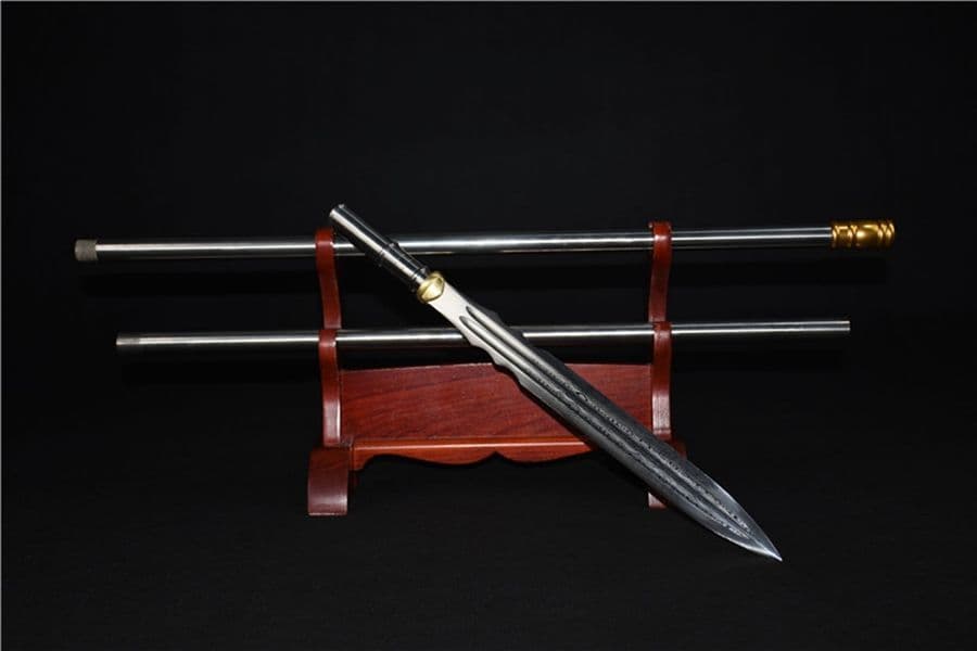 模様入り大鵬槍 古兵器   武具　刀装具　日本刀　模造刀   居合刀 長尺