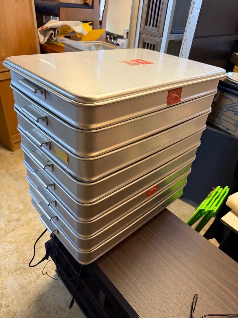 ヨシナリ　業務用 アルミ 番重 システムバット 手付 取っ手 板取手