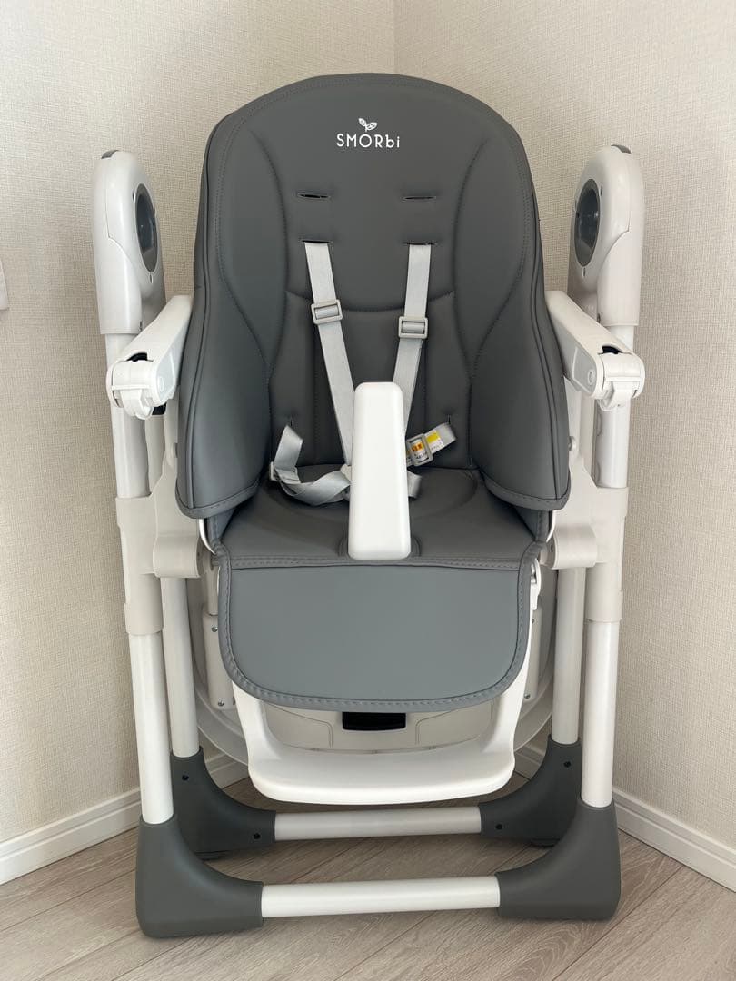 【美品】スモルビ　ハイ&ローのびのびベビーチェア