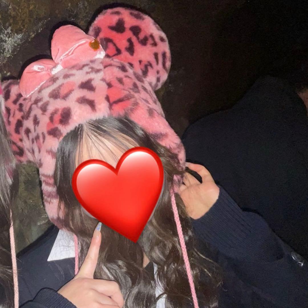 ヒョウ柄ミッキーファンキャップ