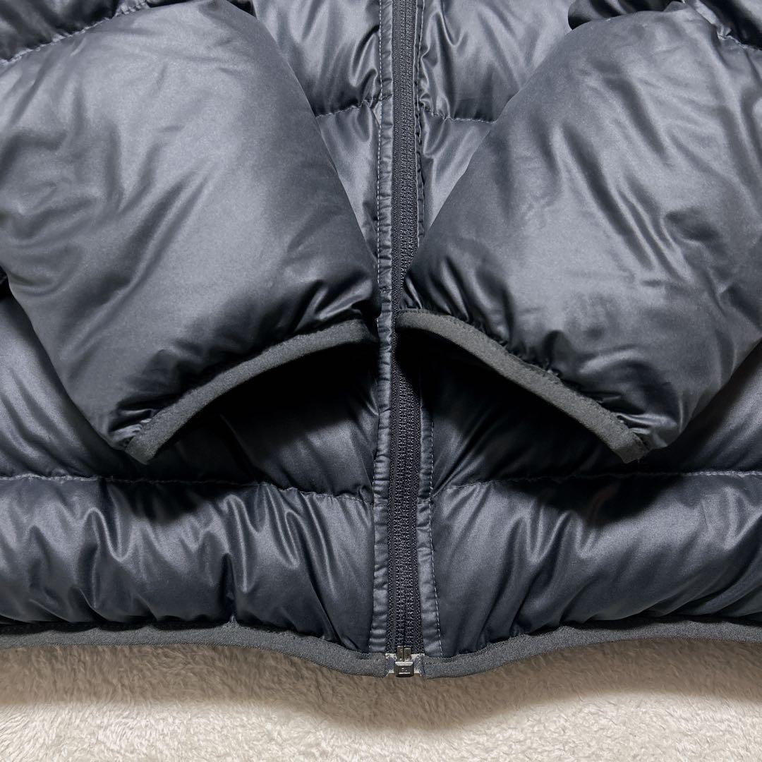 未使用級 OLD NIKE リバーシブル ダウンジャケット L ダークグレー 黒
