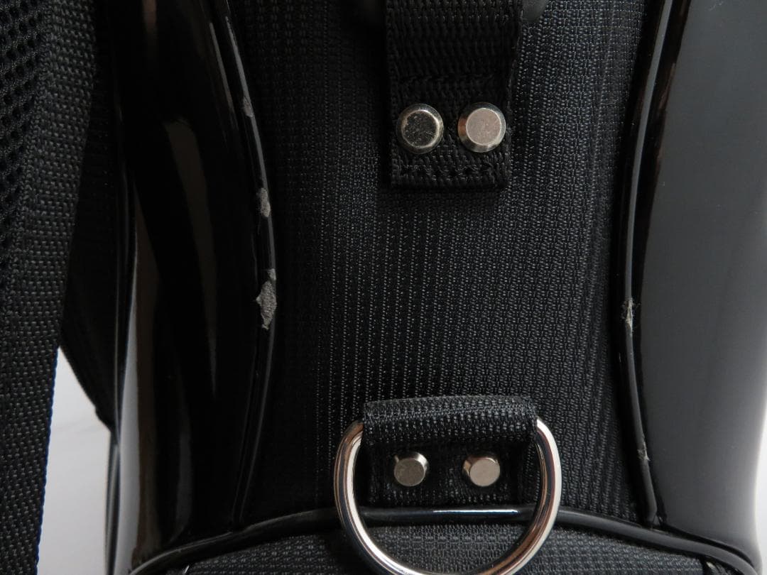 未使用保管品 アディダス adidas キャディバッグ ブラック×ホワイト