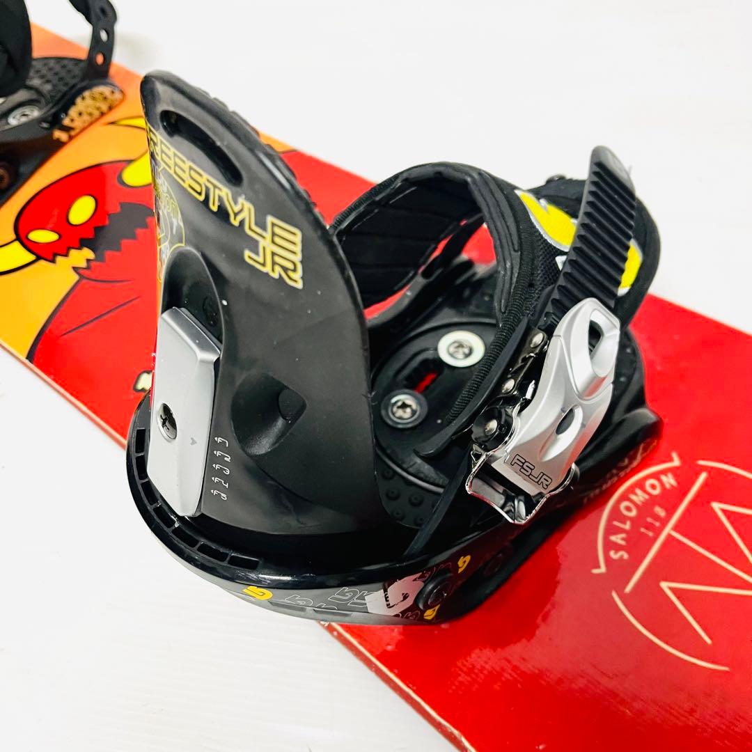 未使用　バートン　ビンディング付　サロモン　ジュニア　スノボセット　スノーボード