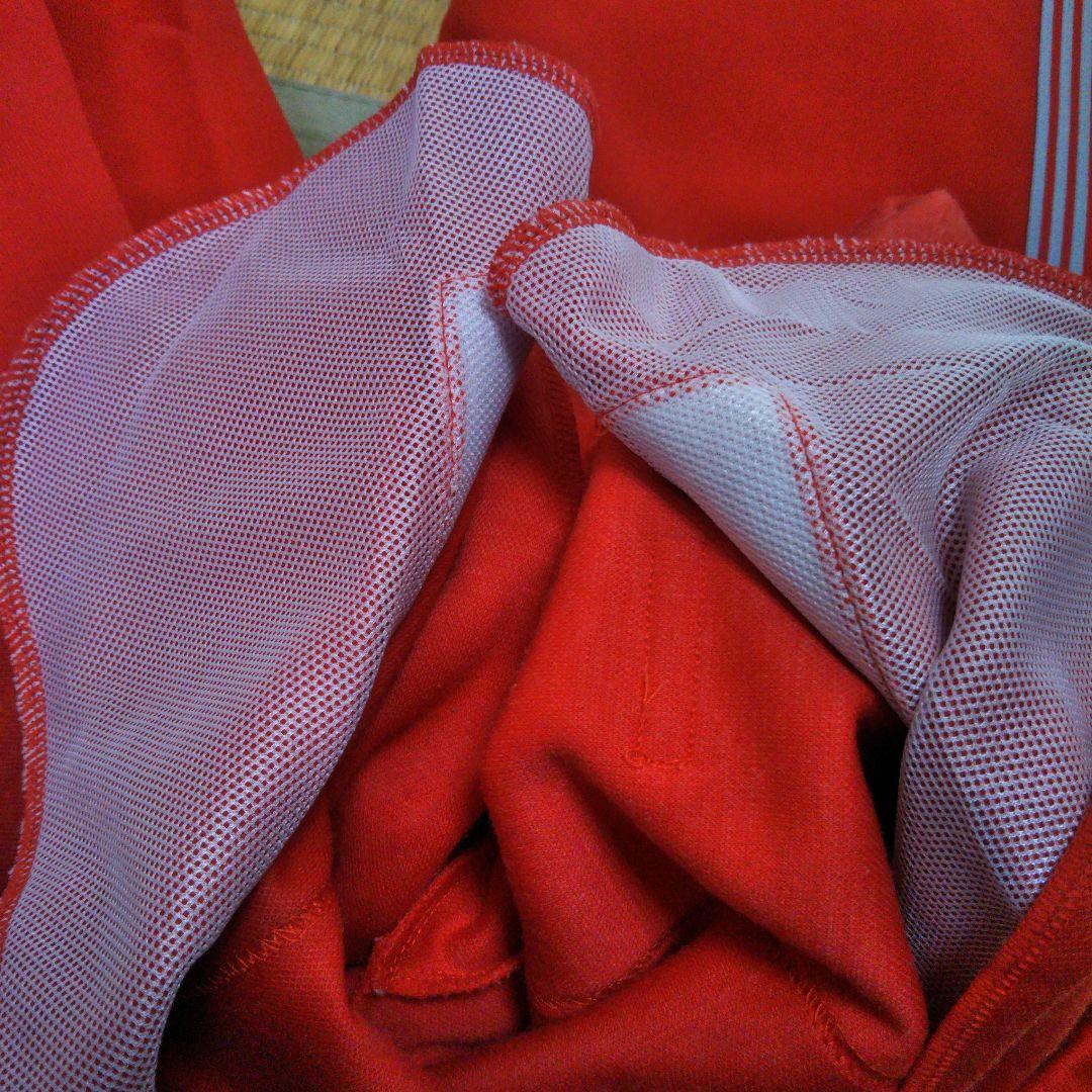 アディダス メンズO  赤 刺繍ロゴ ジャージパンツ トレパン 西ドイツ♡E18