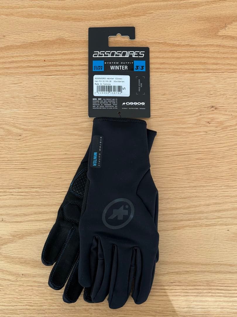 ウェア ASSOS Winter Gloves S